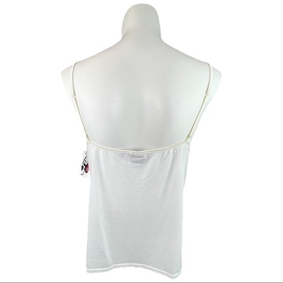 New Cruel Girl Beaded Cami Tank Top XXL White - Picture 3 of 8